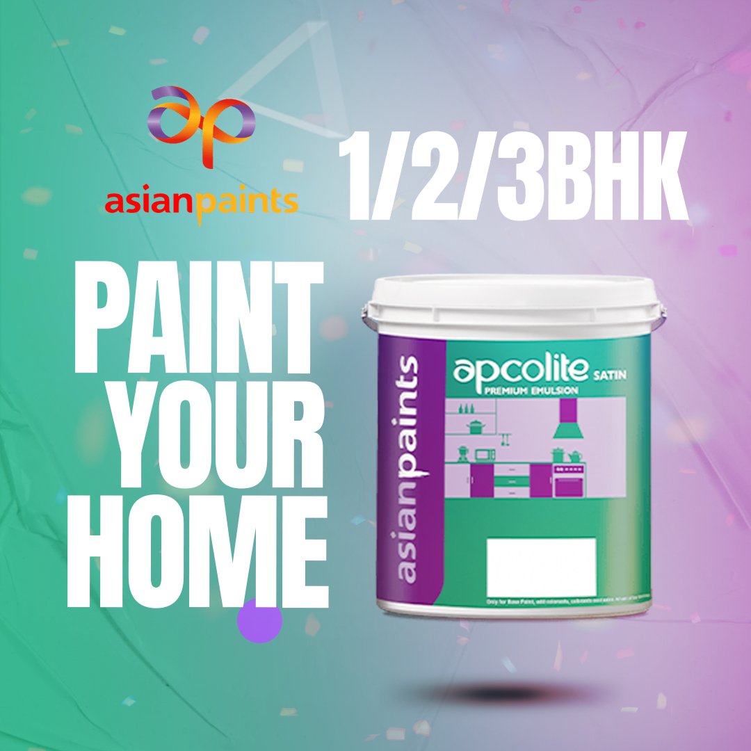 Asian Paints Premium Emulsion - 1/2/3BHK - Housepicious